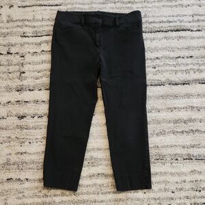 LOFT Black Chinos Tailored Ankle-Length 8P